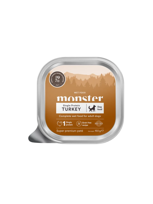 Monster Dog Paté med Kalkun til Hunde – 150 g