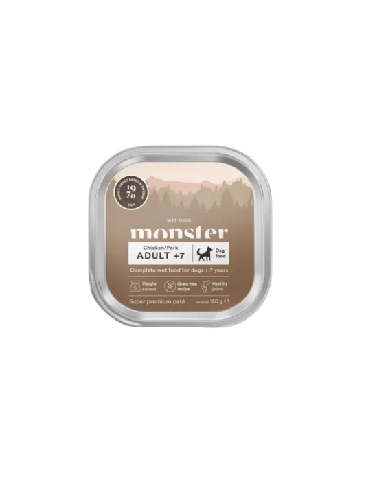 Monster Senior Paté med Svinekød & Kylling 150 g