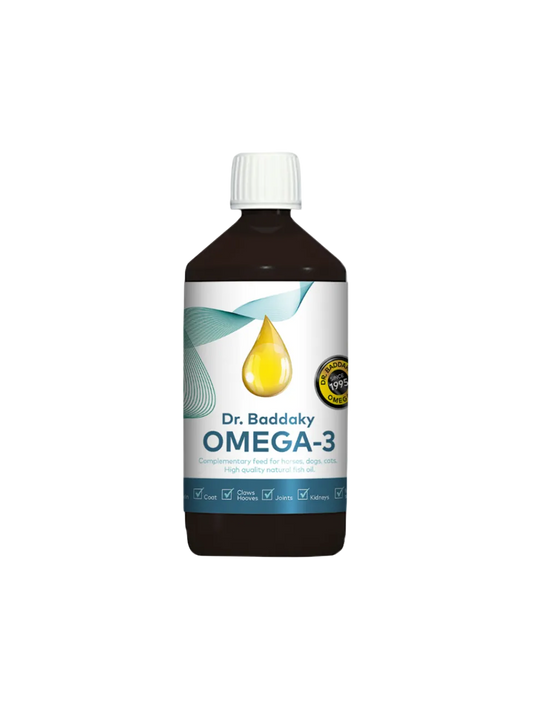 Dr. Baddaky Omega-3 Olie til Hunde – 1000 ml