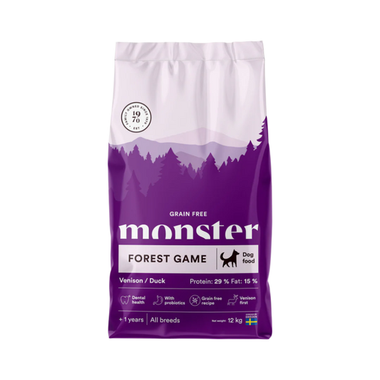 Monster Kornfri Forest Game med Hjort & And