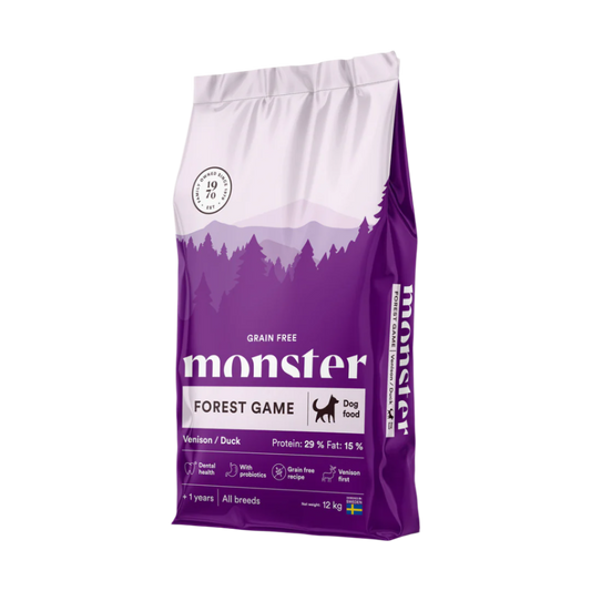 Monster Kornfri Forest Game med Hjort & And
