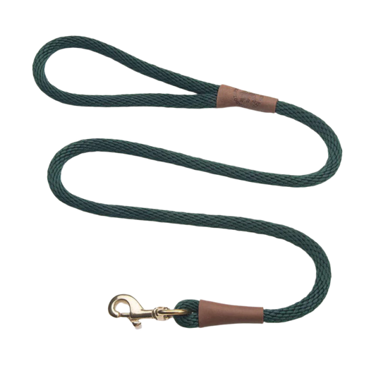 Mendota Hundeline Hunter Green 1,8m Lang & 13mm Tyk