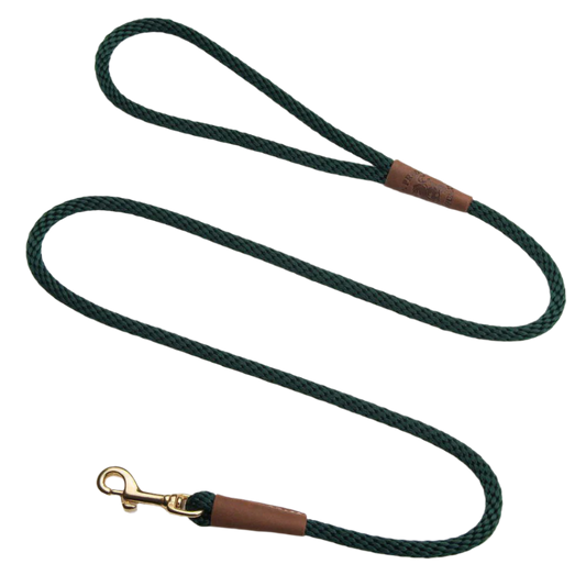 Mendota Hundeline Hunter Green 1,8m Lang & 9mm Tyk