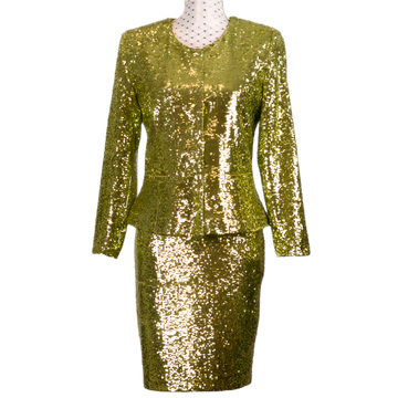 CBK Suit, Erva Sequin - Lime