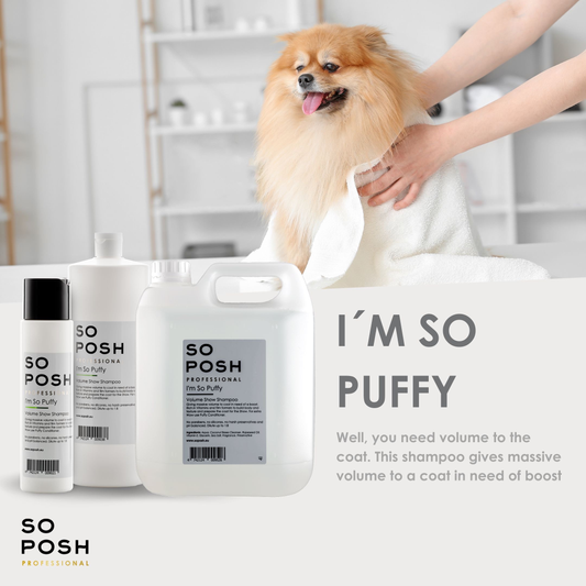 So Posh I’m So Puffy Shampoo til Hunde – Flere Varianter