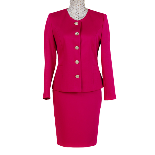 CBK Suits Saraya Classic Blazer Cerise