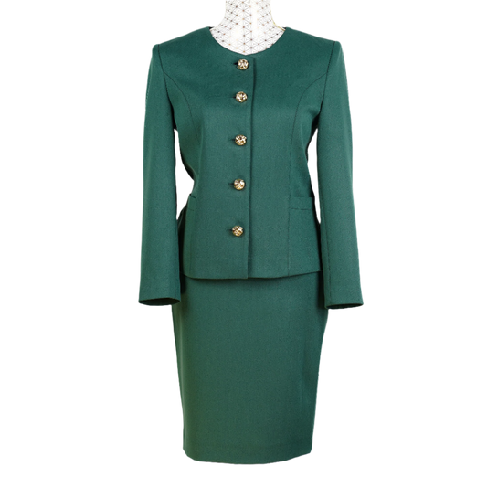 CBK Suits Saraya Classic Nederdel Navy Green
