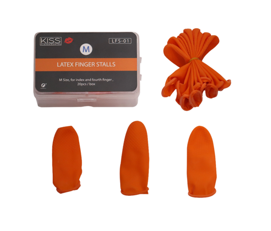 KISS Latex Fingerbøl til Grooming – Str. Medium