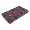 Non-slip Vetbed Purple with 2 Colored Paws 100 x 150 cm - 30 mm thick