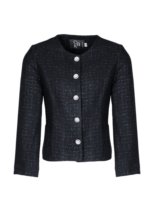 CBK Suits Nouveau Blazer Tweed Sparkle Midnight