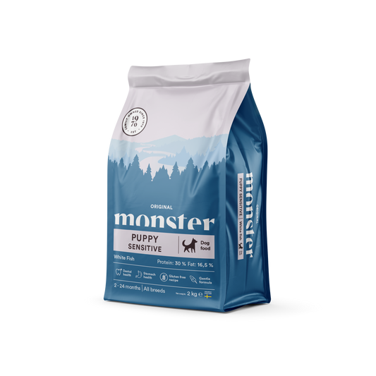 Monster Original Hvalp Sensitive Hvid Fisk