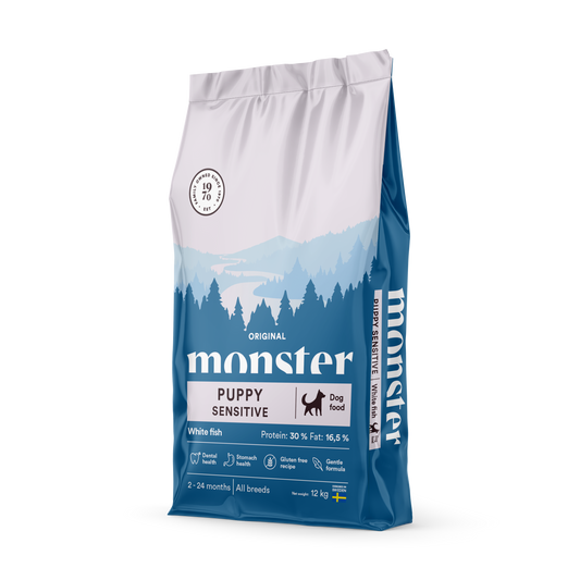 Monster Original Hvalp Sensitive Hvid Fisk