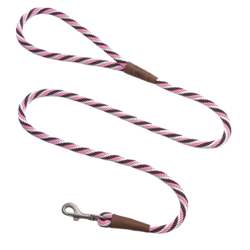 Mendota Hundeline Pink Chocolate 1,8m Lang & 9mm Tyk