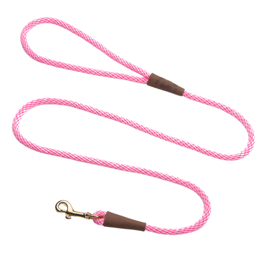 Mendota Hundeline Pink 1,8m Lang & 9mm Tyk