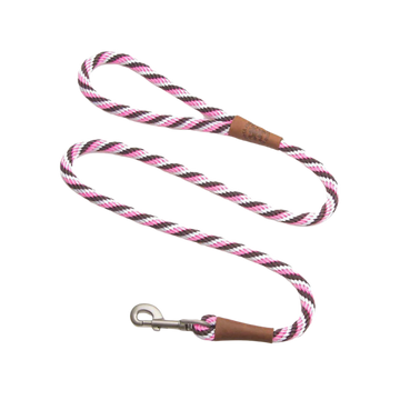 Mendota Hundeleine Pink Chocolate 1,8 Meter lang, 13 mm dick
