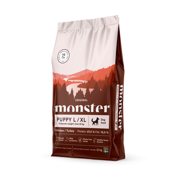 Monster Original Hvalp L/XL Kylling/Kalkun