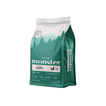Monster Grain Free Puppy Lamm &amp; Ente, alle Welpen 