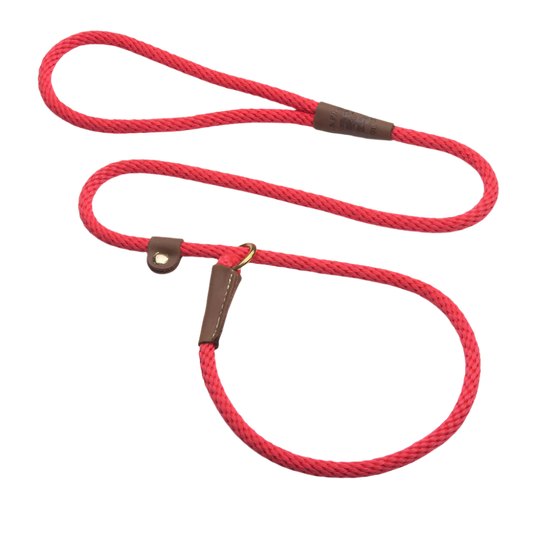 Mendota Retrieverline Red 1,8m Lang & 9mm Tyk
