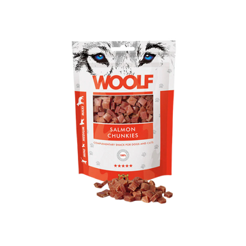 Woolf Chunkies Hundegodbidder med Laks
