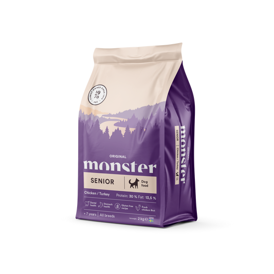 Monster Original Senior Kylling/Kalkun