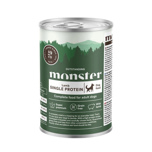 Monster Vådfoder Single Protein Lam 400g