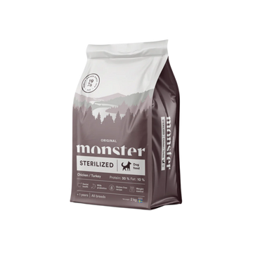 Monster Original Sterilized Kylling & Kalkun Low Fat