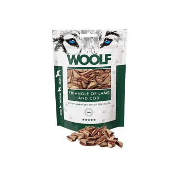 Woolf-Dreieck aus Lamm und Kabeljau 