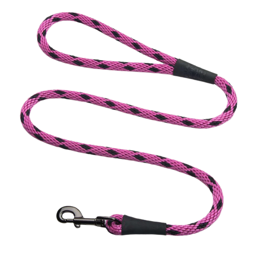 Mendota Hundeline Black Ice Raspberry 1,8m Lang & 13mm Tyk