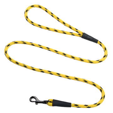 Mendota Hundeleine Black Ice Yellow 1,8 Meter lang, 9 mm dick