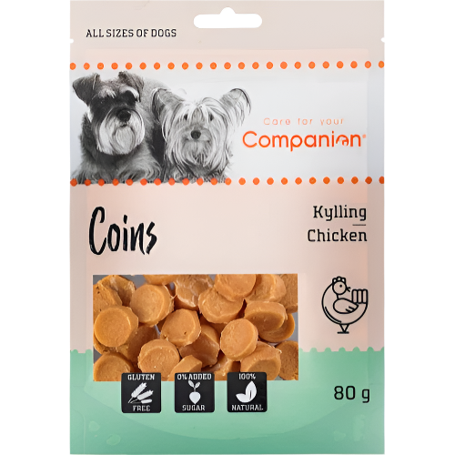 Companion Coins Hundegodbidder med Kylling