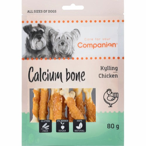 Companion Calcium Bone Tyggeben med Kylling til Hunde