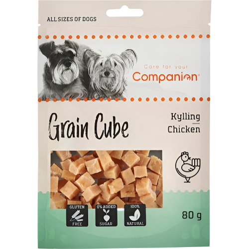 Companion Grain Cube Hundegodbidder med Kylling