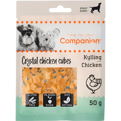 Companion Mini Cubes Hundegodbidder med Kylling til Hvalpe