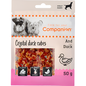 Companion Mini Cubes Hundegodbidder med And til Hvalpe