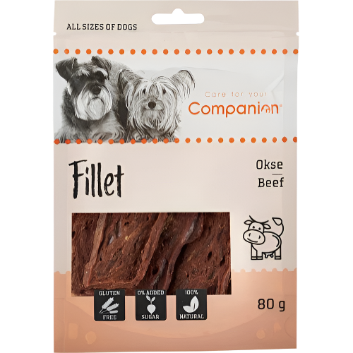 Companion Fillet Hundegodbidder med Oksekød
