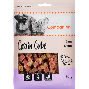 Companion Grain Cube Hundegodbidder med Lam