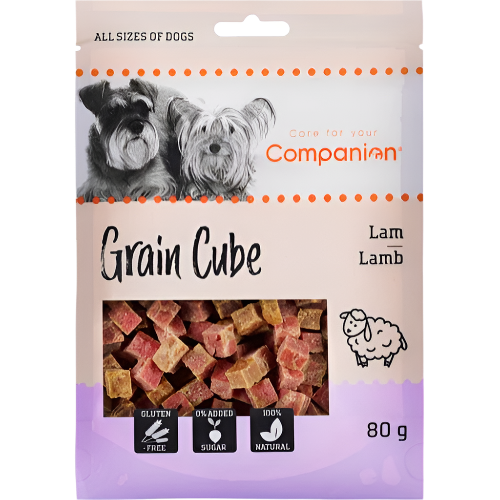 Companion Grain Cube Hundegodbidder med Lam