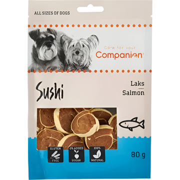 Companion Sushi Hundegodbidder med Laks
