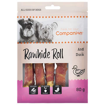 Companion Duck Roll Hundegodbidder med And – 80 g