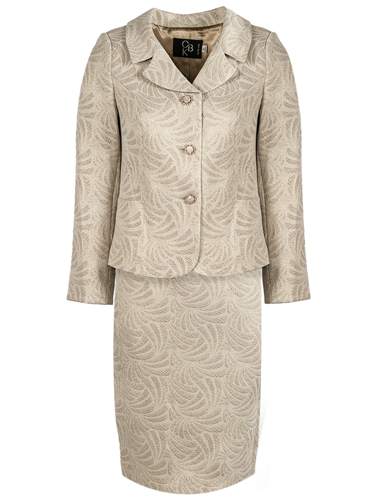 CBK Suits Chili Jacquard Suit Eucalyptus