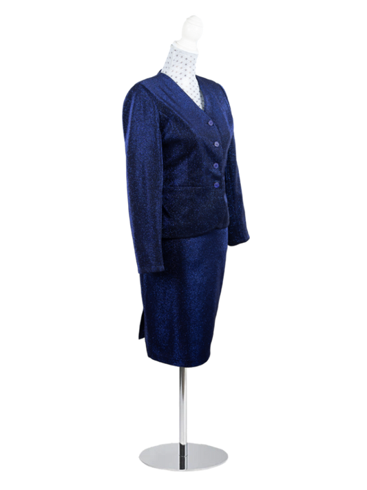 CBK Suits Icy Sparkling Suit Majorelle Blue