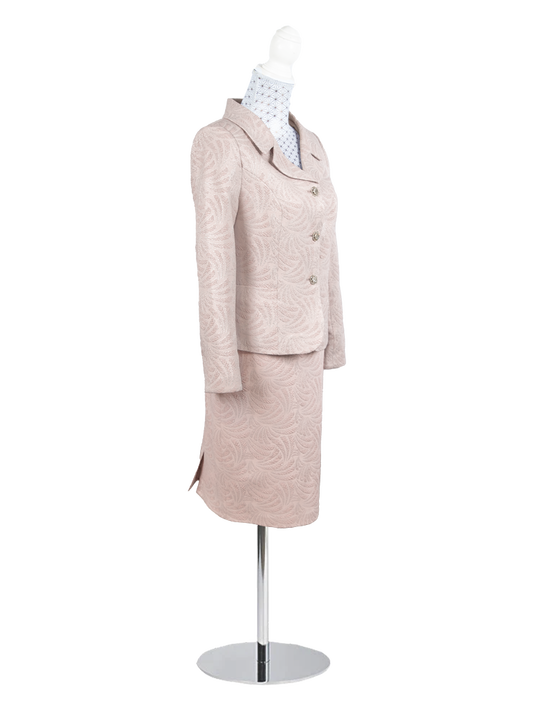 CBK Suits Chili Jacquard Suit Misty Rose