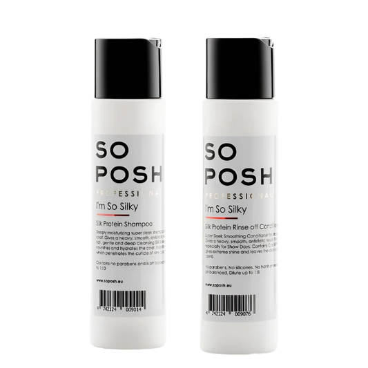 So Posh I’m So Silky Shampoo & Conditioner til Hunde – 250 ml Sampak