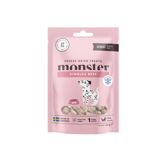 Monster Freeze Dried Godbidder Bøf