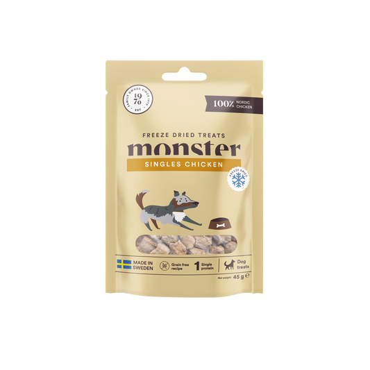 Monster Freeze Dried Godbider Kylling